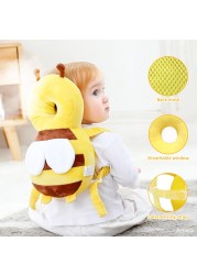 Baby Infant Head Protector Safety Pad Back Cushion Prevent Wounded Cartoon Security Pillows Breathable Anti-drop Pillow 1-3T