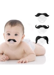 1/2pcs Baby Silicone Pacifier Funny Mustache Lip Shape Pacifier Doll Nipple Teething Toddler Pacy Orthodontic Soother Pacifier