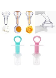 Baby Kids Smart Medicine Dispenser Needle Feeder Squeeze Medicine Dropper Dispenser Pacifier Feeding Utensils Baby Accessories