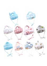 Baby Cotton Safety Helmet Head Cover Security Anti-collision Protective Protective Helmet for Babies Baby Gifts