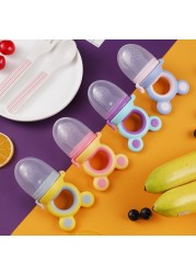 Baby Feeding Pacifiers Feeder Cartoon Kids Fruit Food Feeder Nipples Safe Feeding Nipple Supplies Nipple