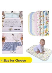 120x70cm Newborn Baby Portable Waterproof Changing Mat Infant Toddler Paper Changing Mat Castle Disposable Diaper Night Nappy Pad