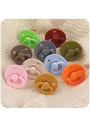 Soft Silicone Soothing Baby Pacifier Portable Newborn Boys Girls Sleep Soother Teether Nipple Nursing Teether Infant Acce Supplies