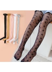 Spring Summer Autumn Baby Girls Pantyhose Children Princess Pantyhose Soft White Black Gray Star Pantyhose