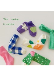 MILANCEL 2022 New Spring Kids Socks Cute Bear Girls Cotton Socks Casual Boys Socks Fashion Children Socks