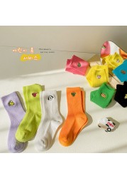 MILANCEL 2022 Spring New Kids Socks Cute Animal Girls Cotton Socks Casual Boys Socks Korean Children Socks