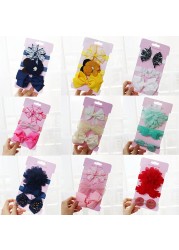 3pcs/10pcs Flower Bowknot Headbands Baby Girls Fashion Lovely Hair Band New Style Infant Children Girl Headwear Gift Accessories