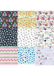 Asenape Printed Fabric for Baby Reusable Cloth Diaper Wet Bag, BPA Free Waterproof Fabric PUL for Baby Nack Bag