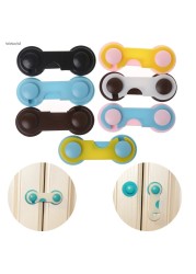 4pcs Baby Wardrobe Cabinet Drawers Baby Safety Protection Plastic Lock