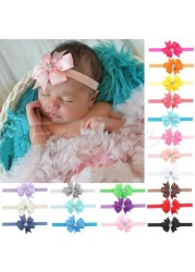 10pcs Newborn Baby Girl Headband Infant Baby Bow Hair Band Girls Accessories #H055#