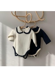 Spring New Fashion Baby Girl Bodysuit Cotton Infant Autumn Clothes Toddler Long Sleeve Princess Jumpsuit Casual Clothes