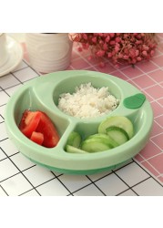 Baby Feeding Insulation Bowl Non-slip Kids Warming Plate Strong Suction Infant Kids Learning Dishes Children Tableware