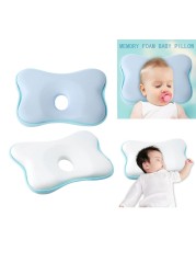 Baby Memory Cotton Pillow Infant Head Shaping Pillow Prevent Flat Head Syndrome 3D Newborn Baby Breathable Pillow Gifts