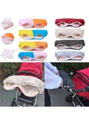 2pcs Winter Warm Stroller Gloves Waterproof Gloves Stroller Accessory Stroller Mitten Winter Warm Pram Gloves Hand Muff Mitten Baby