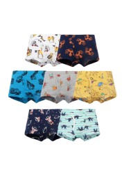 3pcs/set Cartoon Dinosaur Cotton Boys Boxer Underpants Children Panties Warm Cartoon Underwear Kids Panty Shorts 3-10 Years