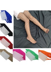 1PC Kids Girls Mesh Net Socks Rhinestone Glittering Tights Flash Hollow Out Pantyhose Glitter Feet Net Legging