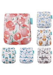 Adjustable Baby Training Pants Reusable Pocket Baby Cloth Diaper Washable Diaper Training Pants Nappy Changing 3-15kg