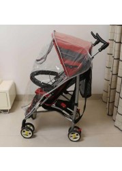 Stroller Accessories Transparent Rain Cover Fashionable Large Stroller Zipper Raincoat Dust Shield Necessary Baby Outdoor Supplies