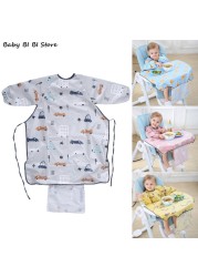 1pc Newborn Bib Table Cover Baby Dining Chair Gown Waterproof Saliva Burp Towel Apron Food Feeding Accessories