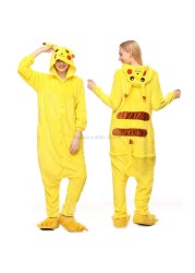 Pikachu Onesie Pajamas Cosplay Animal Clothes Kigurumi Dinosaur Pajamas Sets Unisex Winter Sleepwear Adult Boys Girls Hoodies Pajamas Women