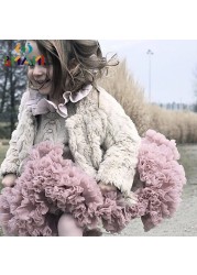 1-10 Years Girls Tutu Skirt Ballerina Skirt Kids Fluffy Skirt Ballet Ballet Skirts Ballerina Ballet Skirt Princess Girl Tulle Mini Skirt