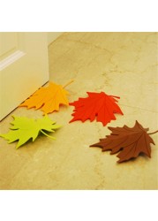 1PC Lovely Maple Leaf Pattern Door Stopper Home Decor Baby Children Finger Door Safety