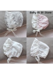 Adorable Newborn Summer Beanie Lace Bowknot Beanie Mother & Baby Essentials Cute Princess Hats For Little Girls