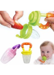 20pcs/lot Silicom Baby Feeder Feeding Fresh Food Fruit Smoothie Milk Shake Safe Supplies