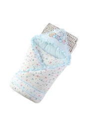 Autumn Winter Baby Sleeping Bag Cotton Envelope Blankets Cartoon Newborn Swaddle Wrap