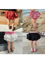 Baby Girls Ruffle Short Pant For Newborns Toddler Kids New Summer Diaper Cover Shorts Pants Big PP Shorts JYF