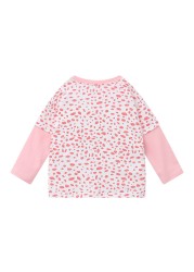 Cotton Printed T-Shirt Kids Toddler Little Girl Graphic Kawaii Tshirt Kids Clothes Featured Tops Long Sleeve Tee 2022