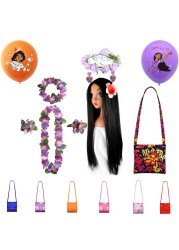 Baby Accessories For Kids Hair Bands Wig Bag Earrings Headband Plush Doll Headphone Set Cute Birthday Party Theme Ears Gifts