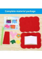 Four 3D Diy Kids Pictures Decor Handmade Photo Frames Baby Souvenirs Album Accessories For Kids To Learn Hands-on Skills