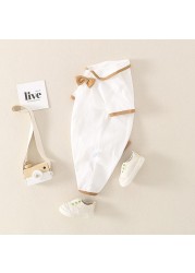 0-18M Newborn Baby Boys Bodysuits Jumpsuit Short Sleeve Turn Down Collar Bow Romper for Baby Infant Toddlers Summer Clothes