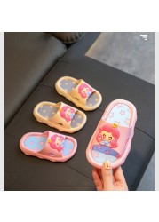 Children Slippers Cartoon Home Shoes For Boy Girl Summer Men Women Soft Beach Indoor Slippers Child Adult Kids Toddler Slides