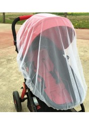 Mesh On Stroller Infant Baby Stroller Accessories Mosquito Net Protection Kids Pushchair Fly Midge Insect Bug Cover