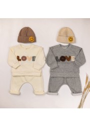 Baby Boys Clothes 100% Cotton Newborn Baby Clothes Spring Baby Boys Pullover + Pants Baby Clothes Set