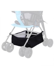 Baby Stroller Organizer Storage Bag Pram Bottom Portable Carriage Bottle Cup Holder for Buggy Hanging Black Basket Accessories