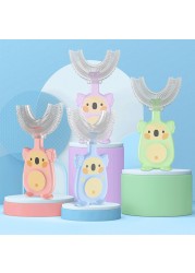 2-12Y Baby Toothbrush Children Dental Oral Care Cleaning Brush Soft Food Grade Silicone Teeth Baby Newborn Items