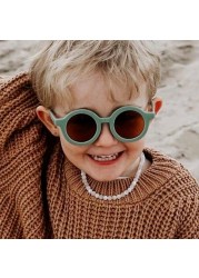 Kids Sunglasses Cute Round Sunglasses Child Colorful Toddler Glasses Eyewear UV400 Protection For Children Boys Girls