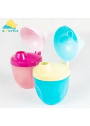 Portable Baby Food Storage Cartoon Bear Food Container Storage Milk Powder Formula Dispenser Leakproof Baby Feeding Box