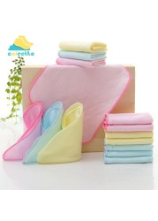 Square Baby Face Towel Bamboo Fiber Towels Infant Soft Wipes Wipe Bathing Towel Kids Cotton Bath Towels 3pcs/set