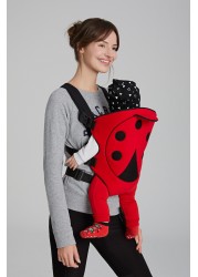 Baby carrier in the shape of a beetle, unisex, kangaroo c-helps maintain the position of the spine