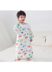 Summer Spring Baby Sleeping Bag Cartoon Split Leg Sleepsacks Toddler Boy Girl Sleeping Bag Children's Pajamas Saco De Dormir