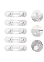 5pcs Childproof Self Adhesive Cabinet Lock Drawer Latch Child Safety Lock Width