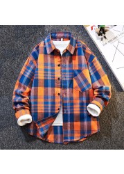 2022 New High Quality Boys Casual Long Sleeve Plaid Button Down Shirt Classic Casual Shirt For Kids (6-16 Years)