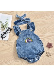 Fashion Baby Boys Clothes Bodysuit Sash Sleeveless Summer Baby Girls Clothes Newborn 0-18 Months