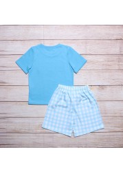 2022 Casual Toddler Kids Sportswear Daddy Friends Clothes Sets for Boys Costumes Blue 95% Cotton Boy Clothes 1-8 Years