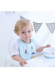 3pcs set cotton cartoon baby bib baby bib print bib snap button saliva towel