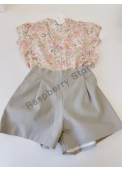 Pre-sale ship on April 10th BP girls blouse BT pants for summer